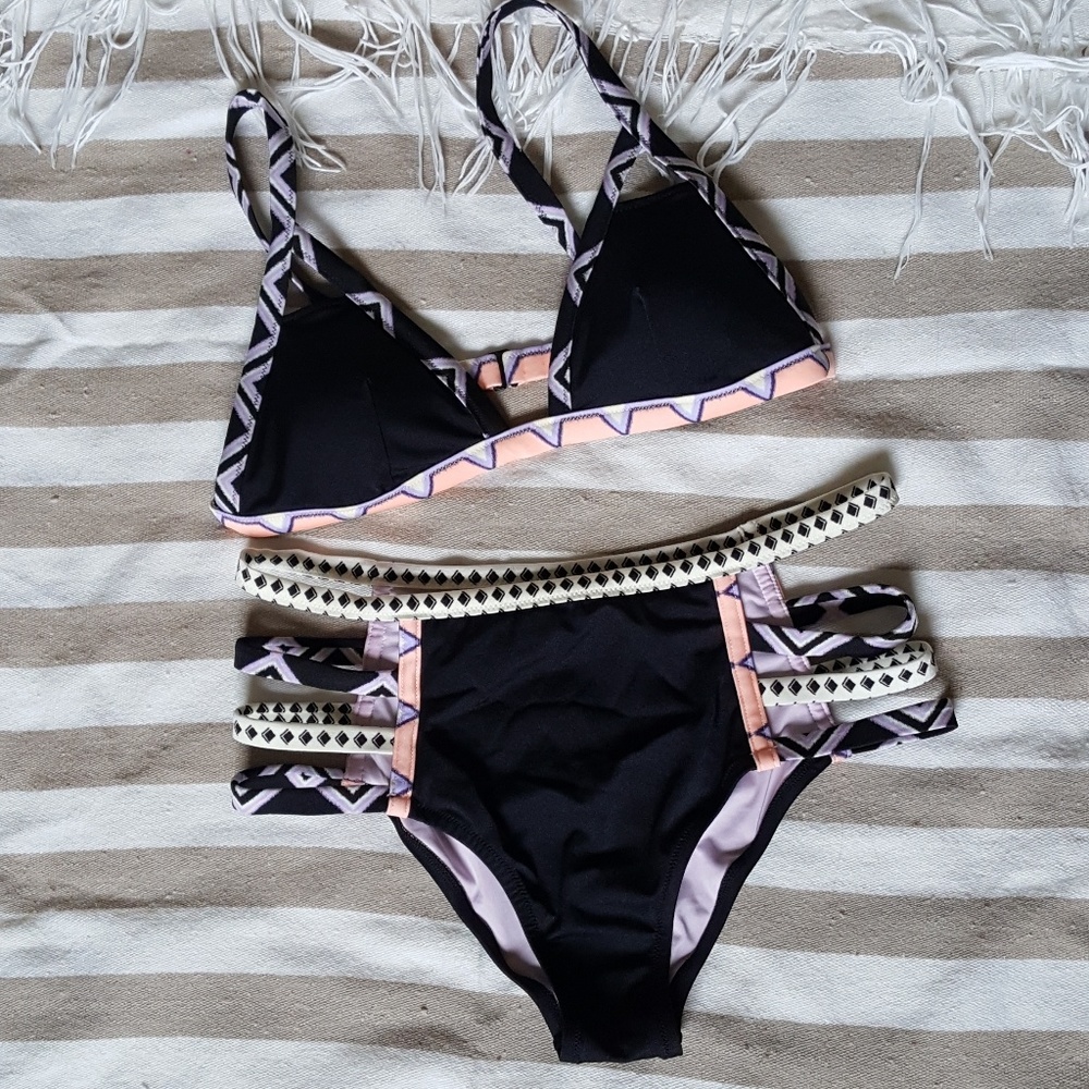 Victoria's Secret High waisted tribal bikini